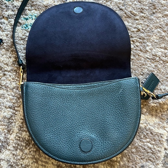 Teal Coach Crossbody Purse - Picture 3 of 5